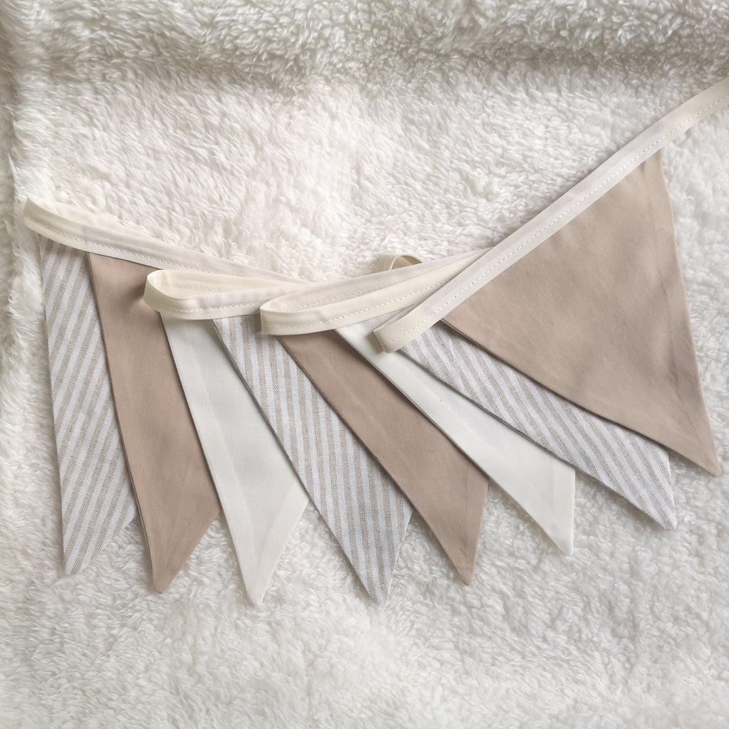 Beige Banner garland for nursery