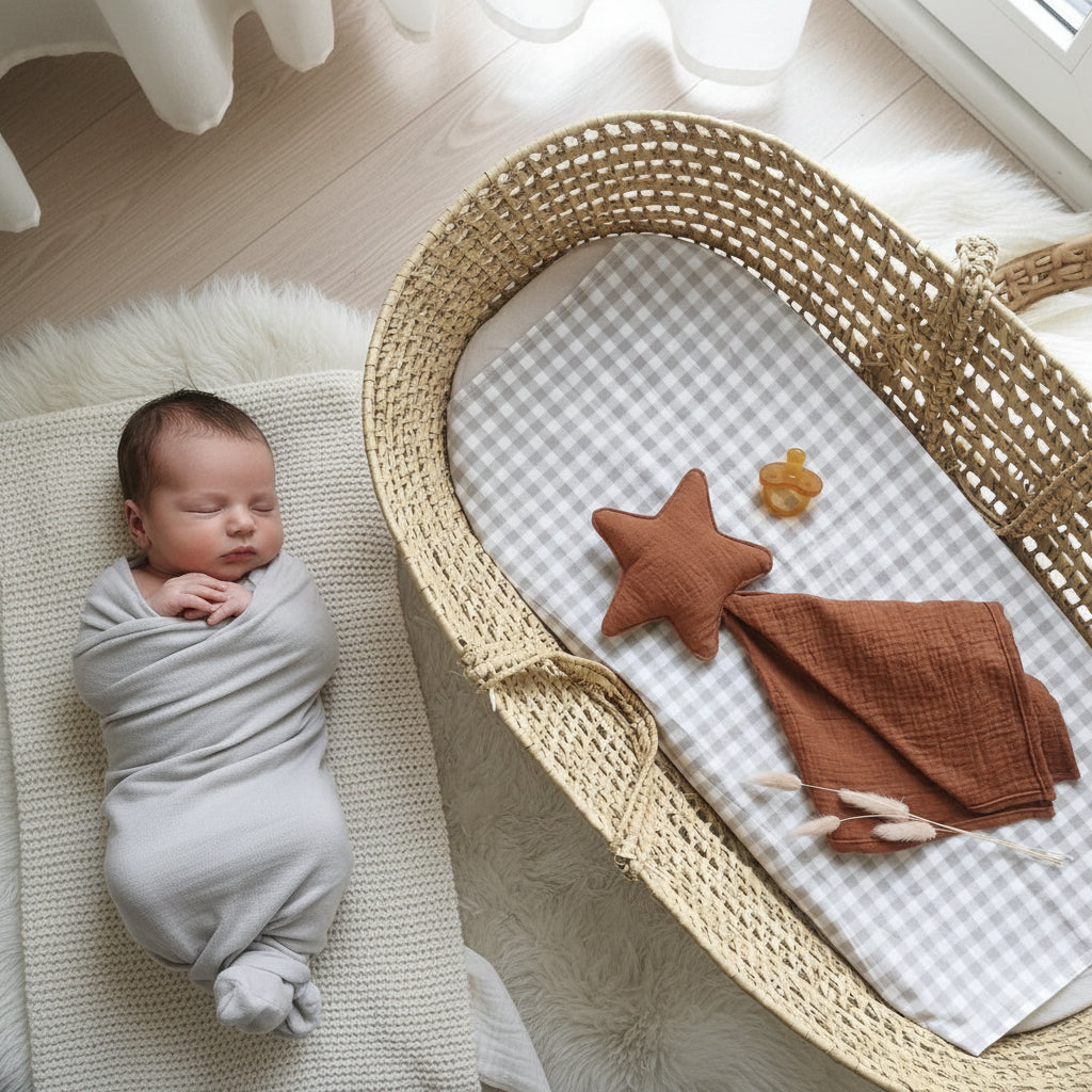 Couverture Bébé en Mousseline Bio