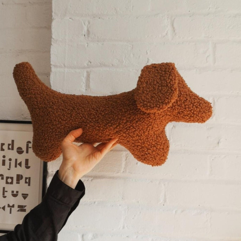 ​Dog Sausage Dachshund Plush Throw Pillow - Peluche Chien Teckel