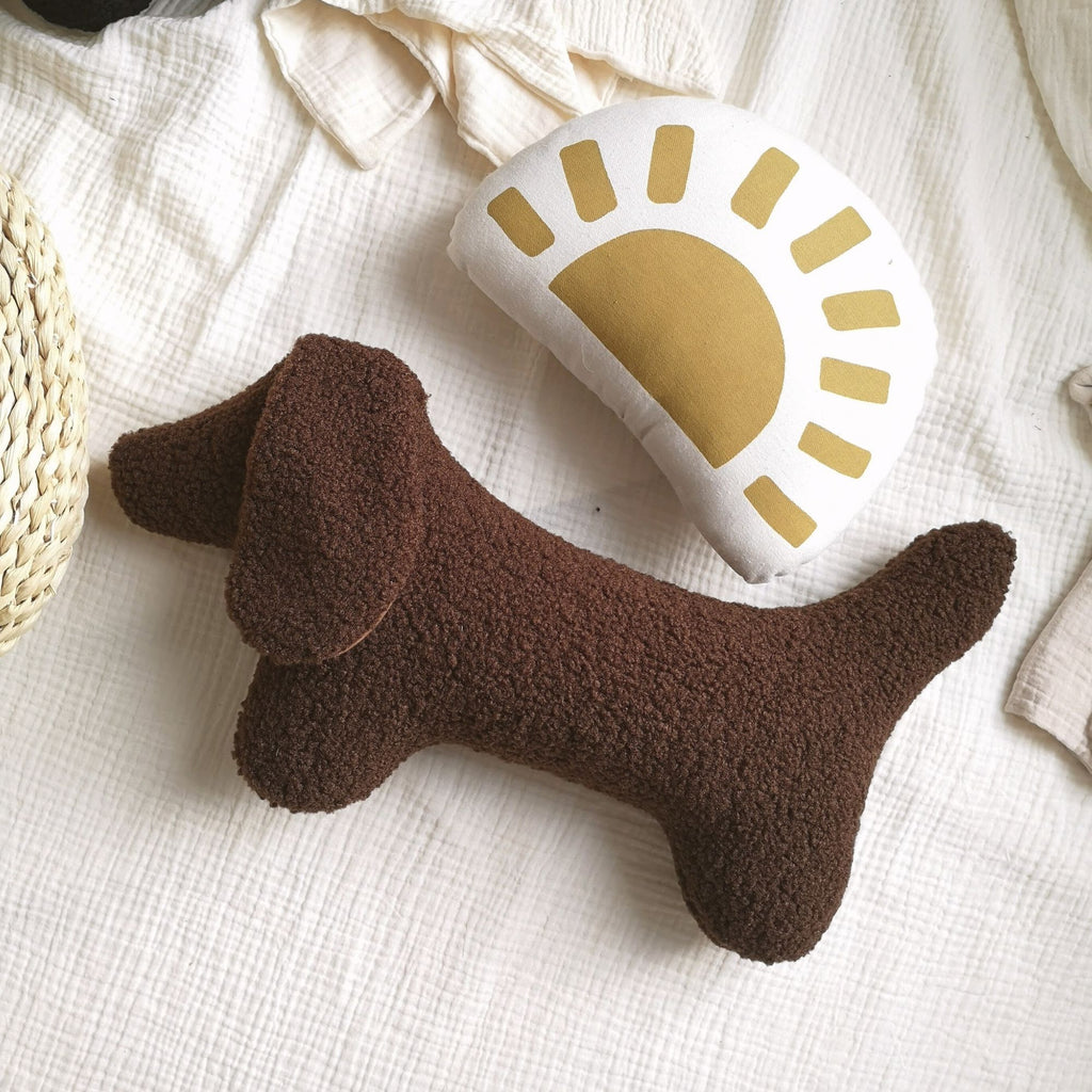 ​Dog Sausage Dachshund Plush Throw Pillow - Peluche Chien Teckel