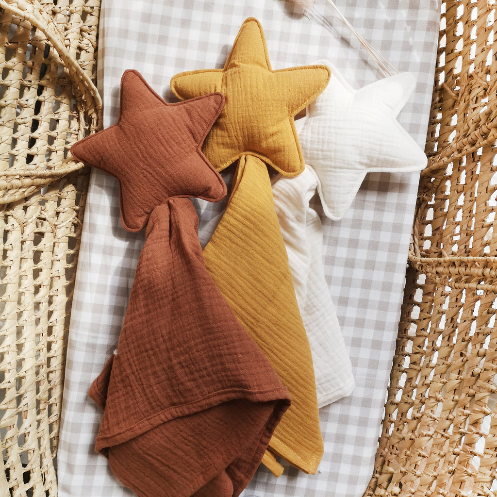 Doudou étoile - Couverture de Réconfort Bébé - 11 couleurs