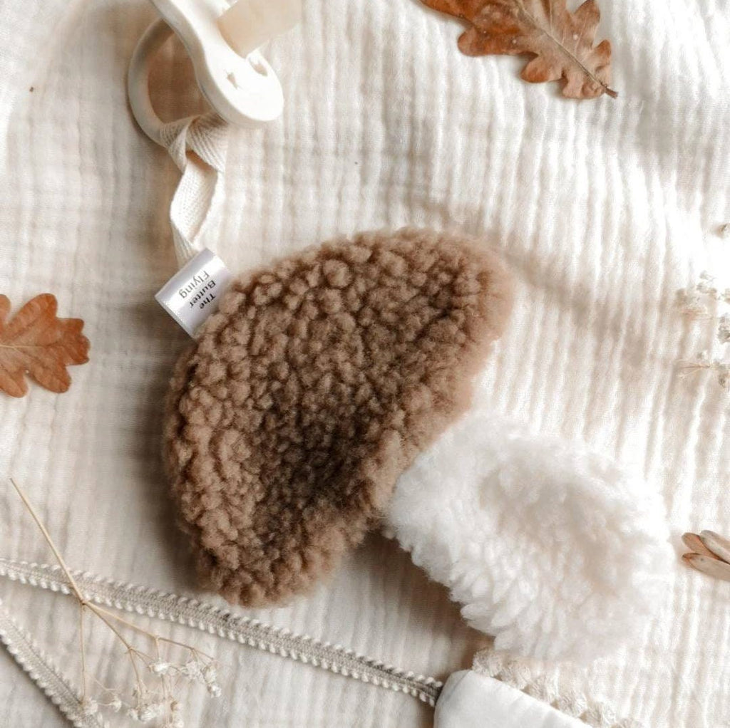 Attache-Tetine Champignon-Mushroom Pacifier Holder- The Butter Flying