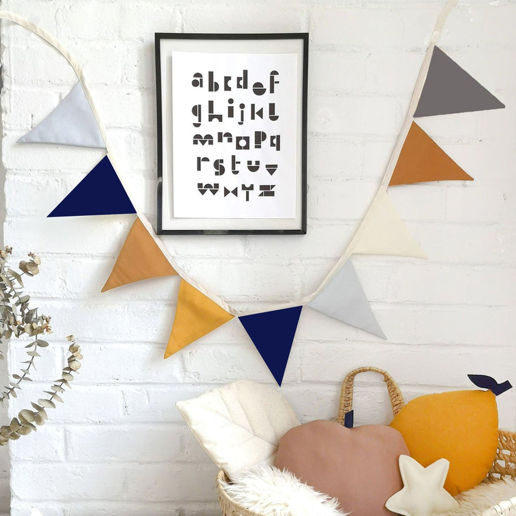 Navy Birthday Garland